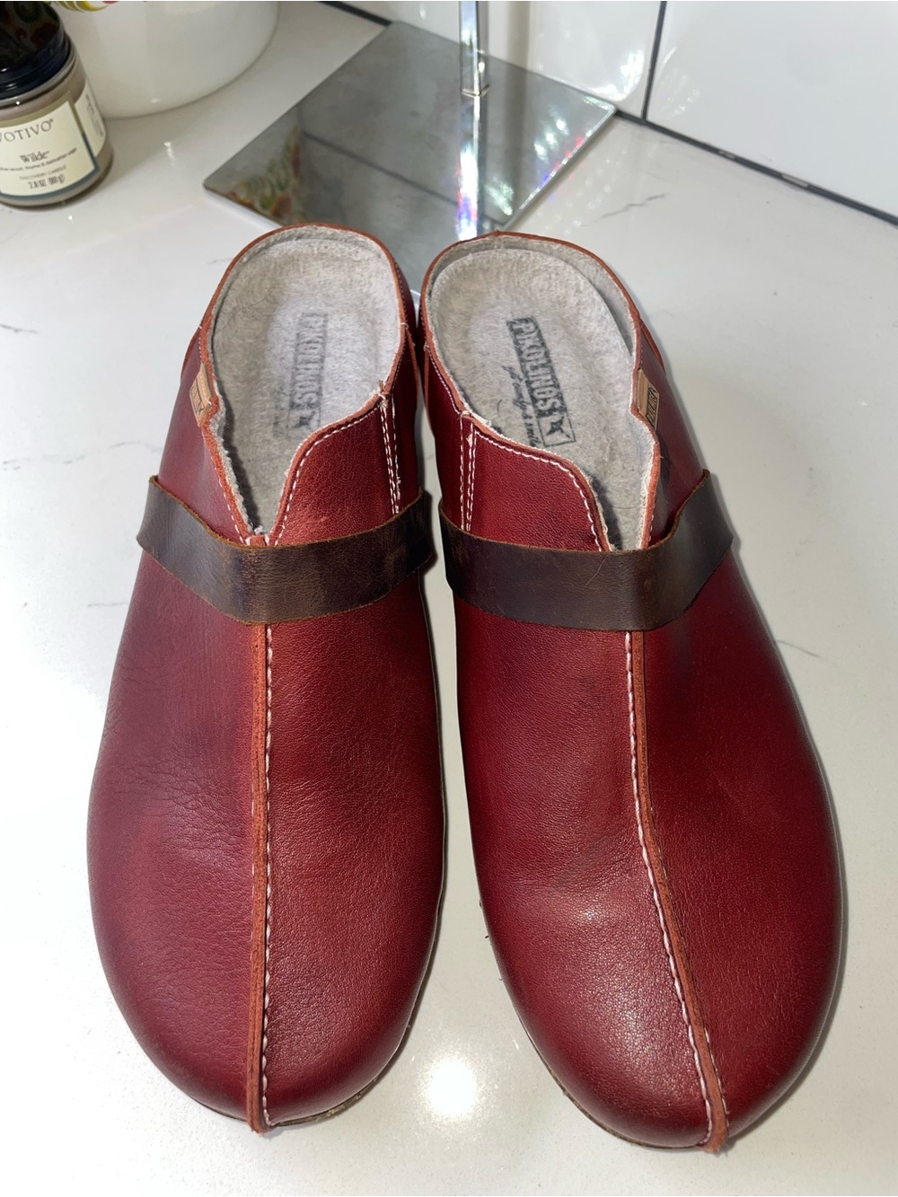 Pikolinos Granada | Women’s Medium Heel Clogs | Size 40 | Arcilla - Picture 6 of 14
